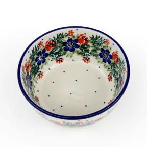Miska ceramiczna 017 v-0,25l <br>1535X Czerwony wianuszek